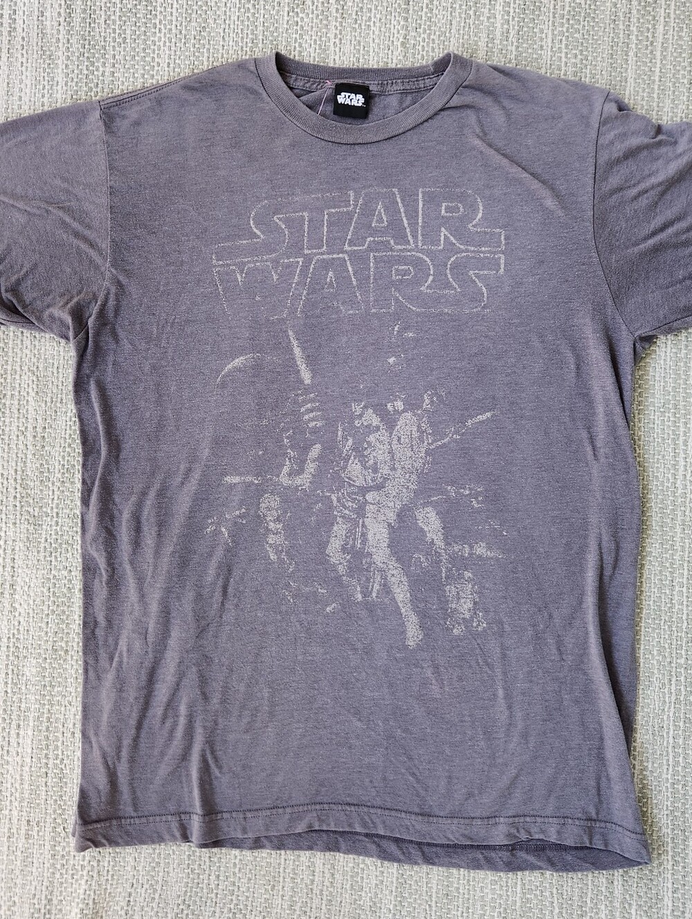 Vintage Star Wars Y2k classic poster Shirt Large distressed faded